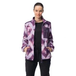 Damska Bluza Polarowa Cloyne. Fioletowe bluzy damskie ELBRUS, na zimę, xs, bez wzorów, z materiału, bez ramiączek, bez kaptura. Za 251.97 zł.