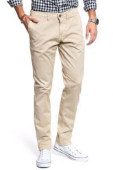 MUSTANG SPODNIE MĘSKIE Classic Chino 1009612 4014. Brązowe eleganckie spodnie męskie Mustang, bez wzorów, z materiału. Za 199.99 zł.