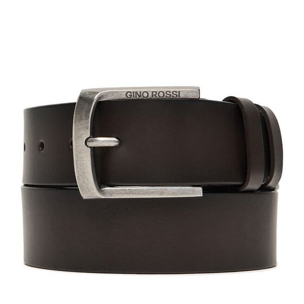 Pasek GINO ROSSI. Brązowe paski męskie Gino Rossi. Za 139.99 zł.