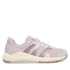 Buty na siłownię adidas. Fioletowe obuwie sportowe damskie Adidas, bez wzorów, bez zapięcia, na fitness i siłownię. Za 279.99 zł.