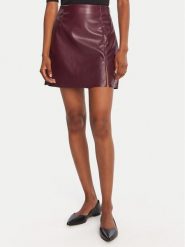 Vero Moda Spódnica z imitacji skóry Nelly 10322469 Fioletowy Regular Fit. Fioletowe spódnice damskie Vero Moda, xl, bez wzorów, ze skóry. Za 119.99 zł.