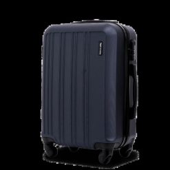 Walizka kabinowa Wings 20" HARRIER Blue. Niebieskie walizki damskie Wings, bez wzorów, z materiału. Za 119.90 zł.