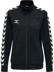 Bluza damska Hummel zip Lmove Classic. Czarne bluzy damskie Hummel, s, bez wzorów, z dżerseju, klasyczne, bez ramiączek, bez kaptura. Za 234.30 zł.