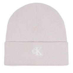 Czapka Calvin Klein. Czerwone czapki damskie Calvin Klein, na zimę, bez wzorów. Za 129.99 zł.