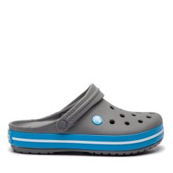 Klapki Crocs. Szare klapki damskie Crocs, bez wzorów, bez zapięcia. Za 209.99 zł.