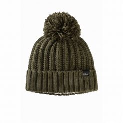 Czapka zimowa damska Jack Wolfskin Highloft Knit Beanie - island moss rozmiar: m. Zielone czapki damskie Jack Wolfskin, na zimę, bez wzorów. Za 164.50 zł.