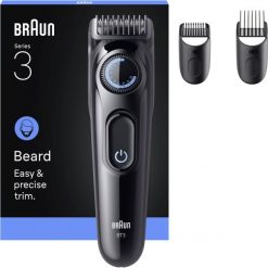 Trymer Braun Braun BeardTrimmer 3 80789791 trymer do brody AC/Bateria 20 2 cm Czarny. Golarki i trymery BRAUN. Za 171.88 zł.
