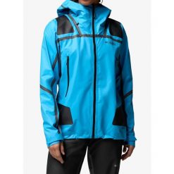 Kurtka z membraną damska Columbia Whistler Peak Shell. Niebieskie kurtki sportowe damskie Columbia, bez wzorów, bez ramiączek, bez kaptura, trekkingowe. Za 1,231.99 zł.
