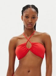 MICHAEL Michael Kors Góra od bikini MM7M327 Czerwony. Czerwone bikini MICHAEL Michael Kors, m, bez wzorów, z syntetyku. Za 299.99 zł.