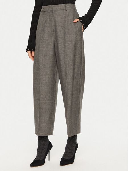 Herskind Spodnie materiałowe Olsen 5329140 Szary Relaxed Fit. Szare spodnie materiałowe damskie Herskind, bez wzorów, z materiału. Za 1,139.00 zł.