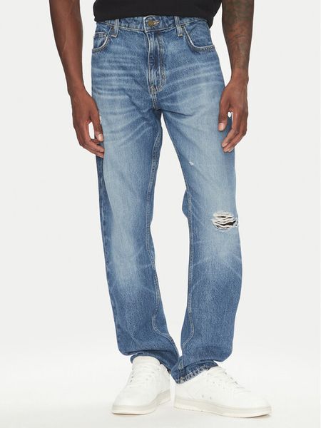 Guess Jeans Jeansy M5YA1C D5R25 Niebieski Regular Fit. Niebieskie jeansy męskie Guess Jeans, z bawełny. Za 389.99 zł.