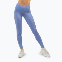 Legginsy NEBBIA Elevated. Fioletowe legginsy damskie Nebbia, bez wzorów. Za 209.99 zł.