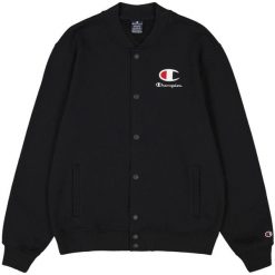 Męska Kurtka Bomber. Czarne kurtki męskie Champion, m, bez wzorów, sportowe, bez kaptura. Za 385.99 zł.