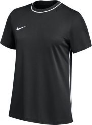 Nike Koszulka damska Nike Dri-Fit Park 26 czarna HM7160 010 M. Czarne bluzki damskie Nike, m, bez wzorów, bez kołnierzyka, bez ramiączek. Za 58.99 zł.