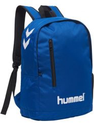 Hummel plecak sportowy szkolny jednokomorowy Hummel Core. Niebieskie plecaki męskie Hummel, bez wzorów, z materiału, biznesowe. Za 65.00 zł.
