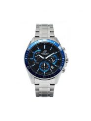 Casio Zegarek EFR-552D-1A2VUEF Srebrny. Szare, cyfrowe zegarki męskie Casio, bez wzorów, srebrne. Za 489.99 zł.