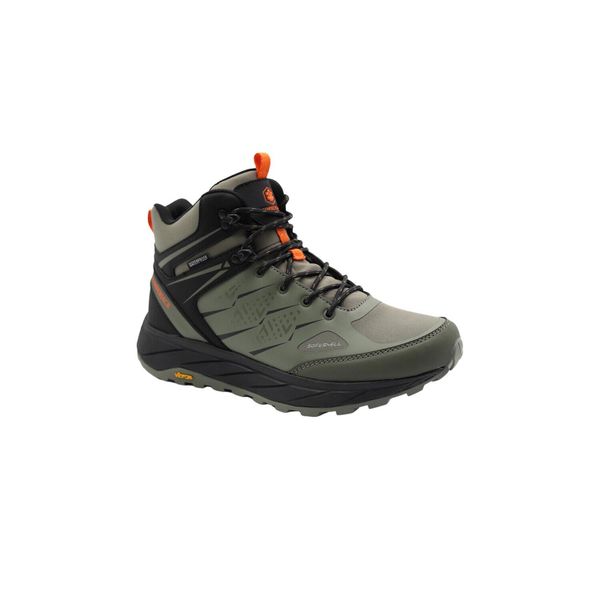 Buty trekkingowe męskie LUMBERJACK VABORY. Zielone buty zimowe męskie Lumberjack, bez wzorów, bez obcasa, bez zapięcia. Za 389.99 zł.