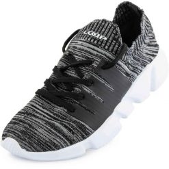 Damskie buty sportowe Loap Nosca czarne. Czarne obuwie trekkingowe damskie ÀLG, z dzianiny, bez zapięcia. Za 148.99 zł.