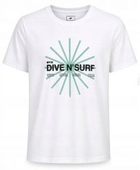 4f KOSZULKA MĘSKA BAWEŁNIANA T-SHIRT MĘSKI SPORTOWY Z NADRUKIEM 4F M2540. Koszulki sportowe męskie 4F, m, bez wzorów, z bawełny, bez ramiączek. Za 24.90 zł.