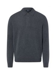 Andrew James sweter z czystego kaszmiru Mężczyźni Kaszmir (100%) szary, XXL. Szare swetry męskie Andrew James, m, bez wzorów, z kaszmiru, bez kołnierzyka, bez ramiączek. Za 849.95 zł.