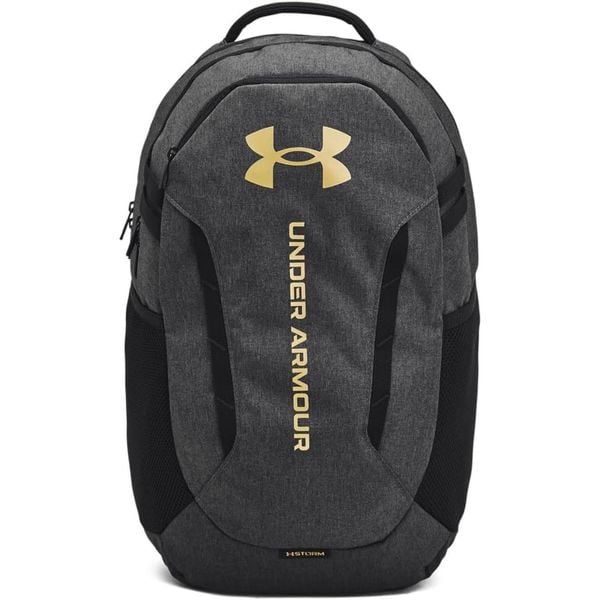 Plecak Under Armour Hustle. Czarne plecaki damskie Under Armour, bez wzorów, z materiału, eleganckie. Za 276.50 zł.