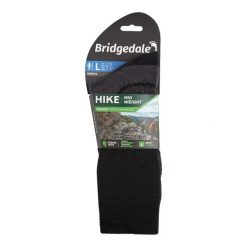 Skarpety do turystyki męskie Bridgedale HIKE MW END BO ORI. Czarne skarpety męskie Bridgedale, bez wzorów. Za 108.99 zł.