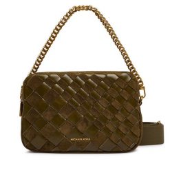 Torebka MICHAEL Michael Kors. Brązowe listonoszki damskie MICHAEL Michael Kors, bez wzorów, bez dodatków. Za 1,099.00 zł.