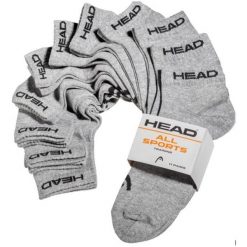 Head Elements Skarpety Sneaker 11-pack Melange Szary 43-46. Szare skarpetki damskie Head, bez wzorów. Za 183.99 zł.