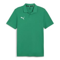 Koszulka sportowa męska Puma Team Goal Casuals Polo. Zielone koszulki sportowe męskie Puma, m, bez wzorów, z bawełny, bez ramiączek, do piłki nożnej. Za 89.00 zł.