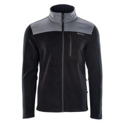 Polar męski Hi-Tec Hanis 350 - czarny, Rozmiar M. Czarne bluzy sportowe męskie Hi-tec, m, bez wzorów, z materiału, bez kaptura. W wyprzedaży za 164.99 zł.