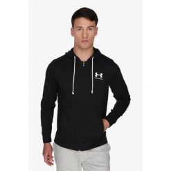 Bluza męska Under Armour RIVAL TERRY LC FZ. Zielone bluzy męskie Under Armour, m, bez wzorów, sportowe, bez ramiączek, bez kaptura. Za 119.99 zł.