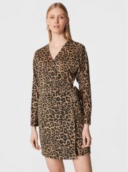 Liu Jo Sukienka codzienna WF2233 J4039 Brązowy Regular Fit. Brązowe sukienki damskie Liu Jo, na co dzień, bez wzorów, z syntetyku, bez kołnierzyka, bez ramiączek, proste. Za 539.99 zł.