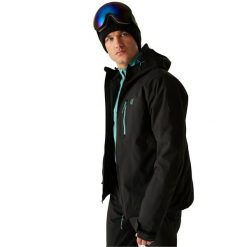 Kurtka Narciarska Męska Eagle III. Czarne kurtki sportowe męskie Dare 2B, na zimę, m, bez wzorów, z materiału, z kapturem, narciarskie. Za 298.99 zł.