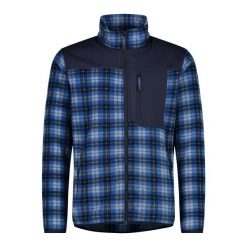 Bluza męska turystyczna CMP 34H0597. Niebieskie bluzy męskie CMP, m, bez wzorów, sportowe, bez ramiączek, bez kaptura. W wyprzedaży za 249.99 zł.