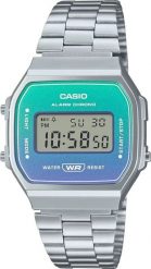 Zegarek Casio Zegarek Unisex Casio A168WER-2AEF. Zegarki damskie Casio, bez wzorów. Za 260.00 zł.