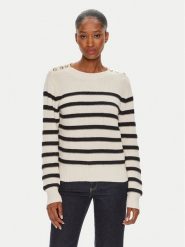 Morgan Sweter 241-MASHI Écru Regular Fit. Swetry nierozpinane damskie Morgan, s, bez wzorów, z bawełny, bez kołnierzyka, bez ramiączek. Za 109.99 zł.