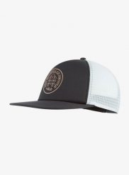 Czapka z daszkiem Rab Cirque Print Cap - beluga/pewter. Czarne czapki damskie RAB, bez wzorów, z materiału. Za 147.29 zł.