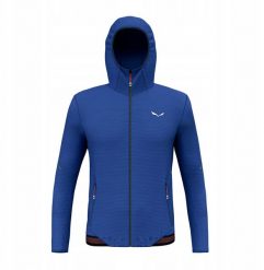 Bluza męska Salewa Pedroc PL Hooded Jacket - electric. Bluzy męskie Salewa, m, bez wzorów, bez kaptura. Za 691.19 zł.