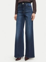 Fracomina Jeansy FP26WV3015D46001 Granatowy Flared Leg. Niebieskie jeansy damskie Fracomina, bez wzorów, z bawełny. Za 534.99 zł.