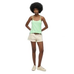 Damski tank top Superdry Studios Strappy. Zielone topy damskie Superdry, s, bez wzorów, bez kołnierzyka, bez ramiączek. Za 101.05 zł.