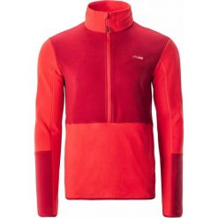 Bluza polarowa męska Elbrus Cari Polartec 1/2. Czerwone bluzy sportowe męskie ELBRUS, m, bez wzorów, z polaru, bez kaptura. Za 137.73 zł.