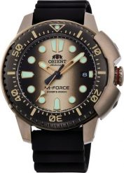 Zegarek Orient Zegarek męski Orient RA-AC0L05G00B czarny. Czarne zegarki męskie Orient, bez wzorów. Za 2,961.00 zł.