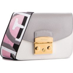 Torebka FURLA - Metropolis Brava 1013926 B BVO1 O02 Gesso d/Onice e/Camelia e. Szare listonoszki damskie Furla, bez wzorów, ze skóry, bez dodatków. W wyprzedaży za 679.00 zł.