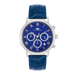 Rhodenwald & Söhne Chronograf Moonlight Srebrny Skóra naturalna Niebieski Zegarki męskie 1 ct Męskie. Niebieskie, analogowe zegarki męskie Rhodenwald & Söhne, z aplikacjami, z koronki, srebrne. Za 669.99 zł.