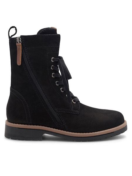 Lasocki Trapery WI12-GINA-03 Czarny. Czarne trapery damskie Lasocki, ze skóry, bez zapięcia. Za 249.99 zł.