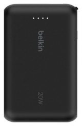 Belkin 10 000 mAh 20W wbudowany kabel USB-C czarny. Czarne powerbanki . Za 99.90 zł.
