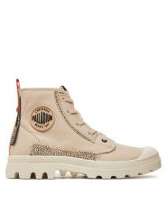 Palladium Trampki 99183-297-M Beżowy. Brązowe trampki i tenisówki damskie Palladium, bez wzorów, z materiału, bez zapięcia. Za 359.99 zł.