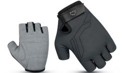 Rękawiczki rowerowe ProX Basic Air Vent czarne S. Czarne rękawiczki męskie PROX, bez wzorów, z materiału. Za 48.00 zł.