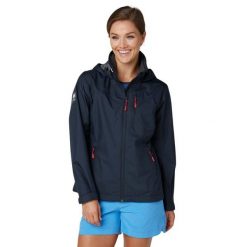 Kurtka uniwersalna damska Helly Hansen W Crew Hooded Jacket. Niebieskie kurtki sportowe damskie Helly Hansen, l, bez wzorów, bez ramiączek, bez kaptura, trekkingowe. W wyprzedaży za 599.40 zł.