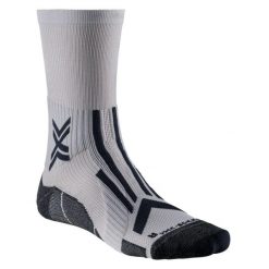 Skarpety do biegania X-Socks Trailrun Perform Crew. Szare skarpetki damskie XBIONIC, bez wzorów. Za 97.99 zł.